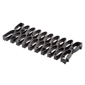 Kratka pod roboty koszące 20x50x3 cm - czarna