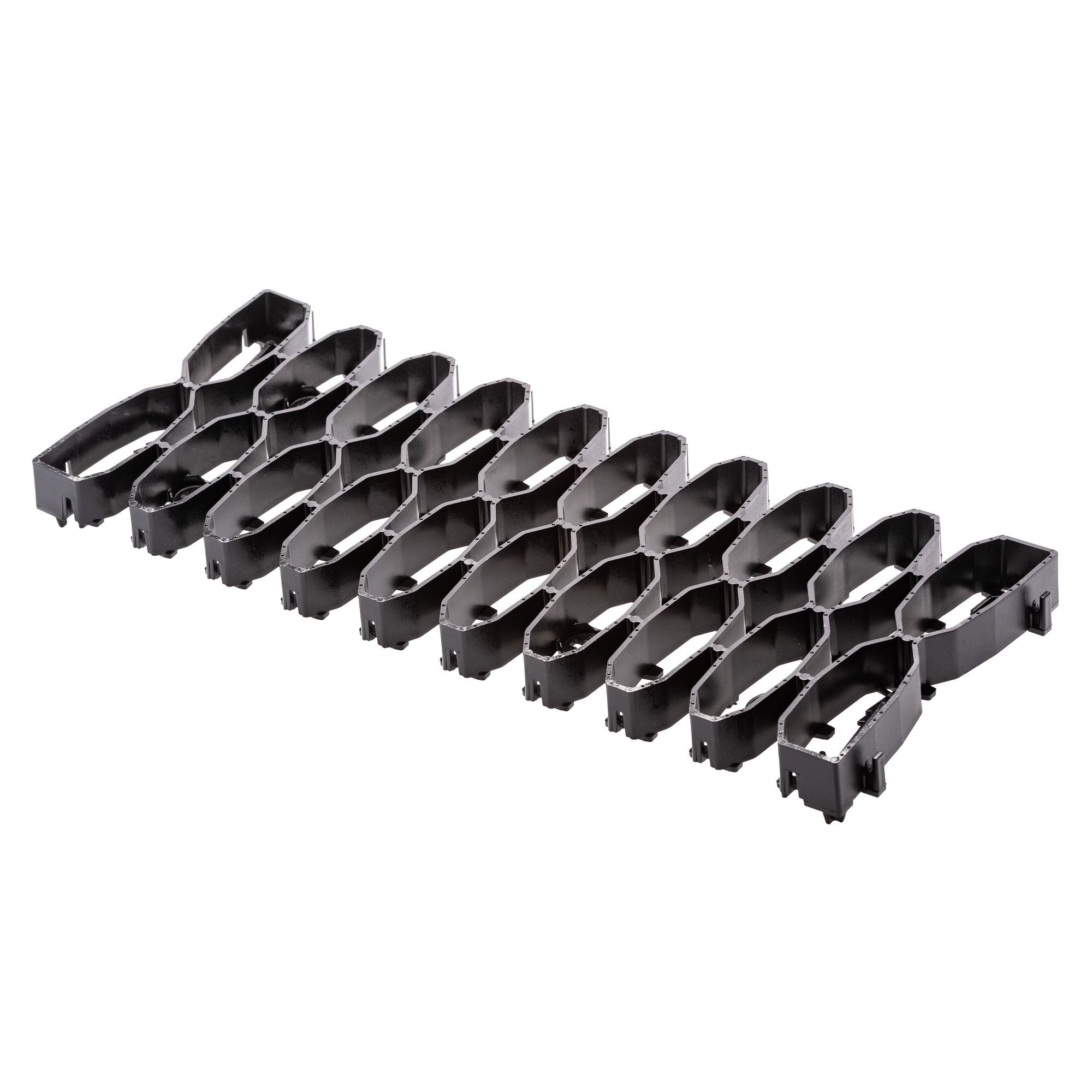 Kratka pod roboty koszące 20x50x3 cm - czarna