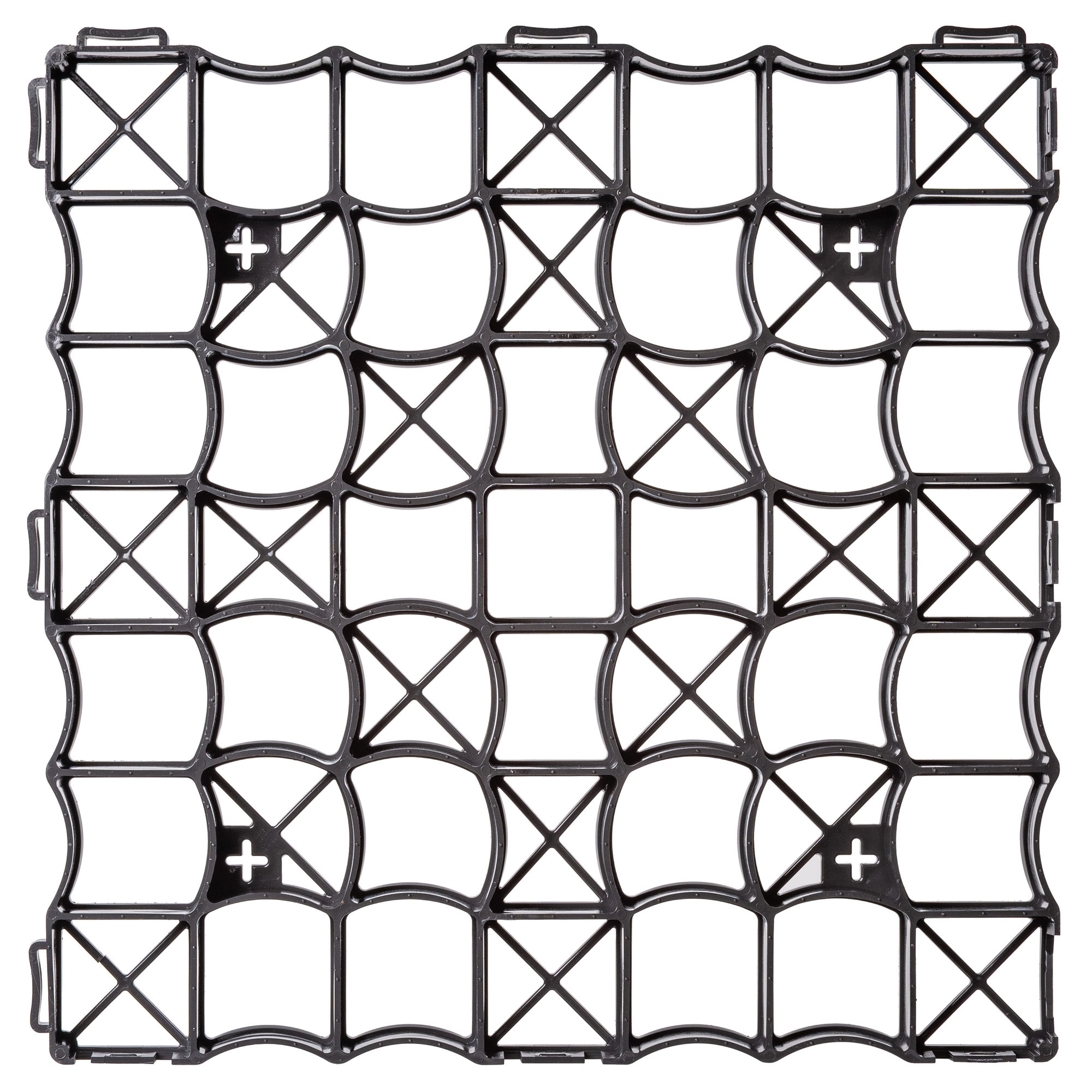 Kratka parkingowa 50 x 50 x 2,5 czarna Ver.2