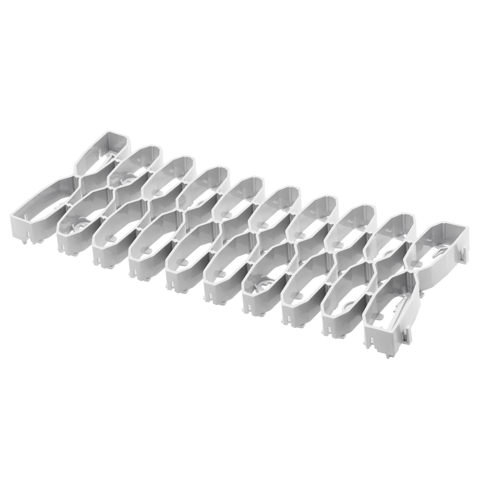 Kratka pod roboty koszące 20x50x2,5 cm - biała
